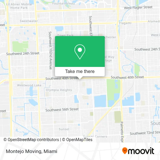 Montejo Moving map