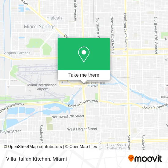 Villa Italian Kitchen map