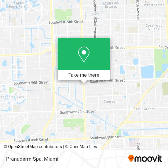 Pranaderm Spa map