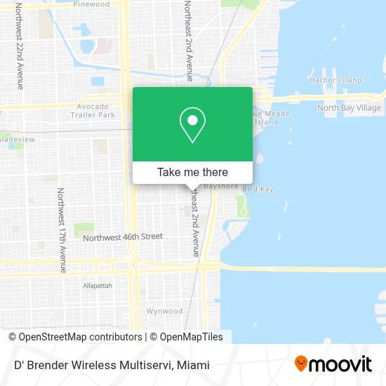 D' Brender Wireless Multiservi map