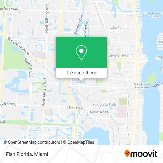 Fish Florida map