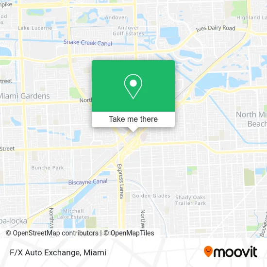 F/X Auto Exchange map