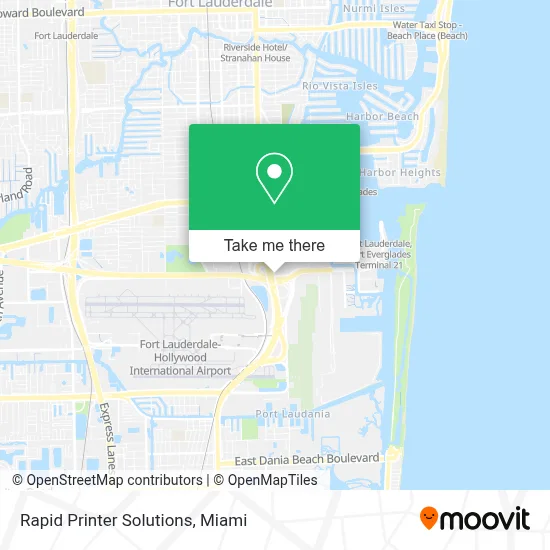 Rapid Printer Solutions map