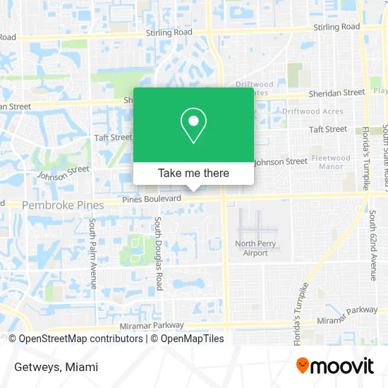 Getweys map