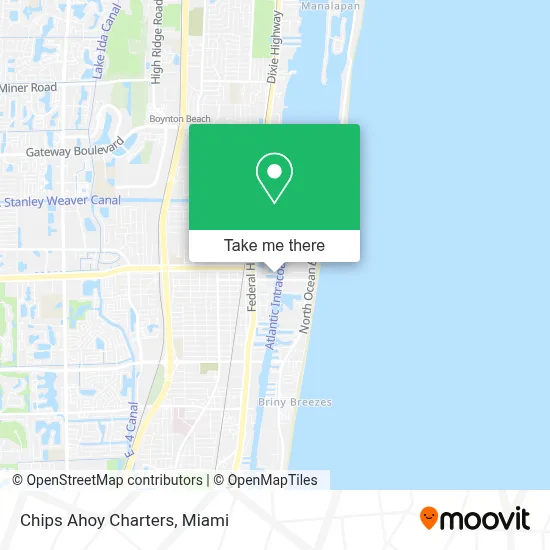 Chips Ahoy Charters map