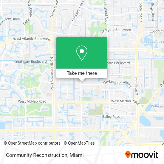 Community Reconstruction map