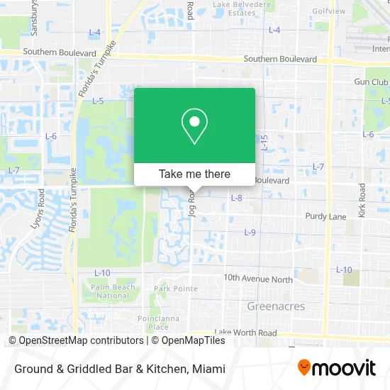 Ground & Griddled Bar & Kitchen map