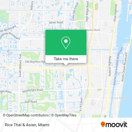 Rice Thai & Asian map