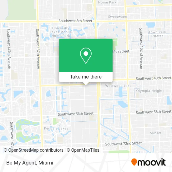 Be My Agent map