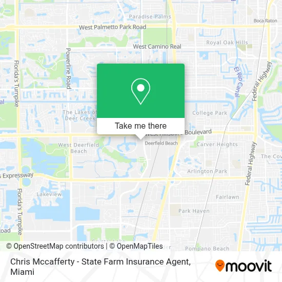 Chris Mccafferty - State Farm Insurance Agent map
