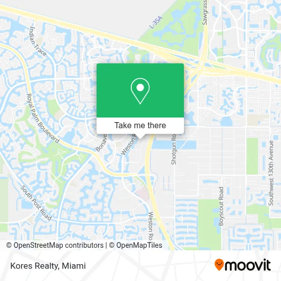 Kores Realty map