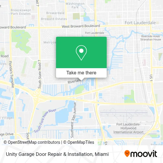 Unity Garage Door Repair & Installation map