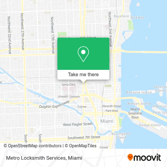 Metro Locksmith Services map
