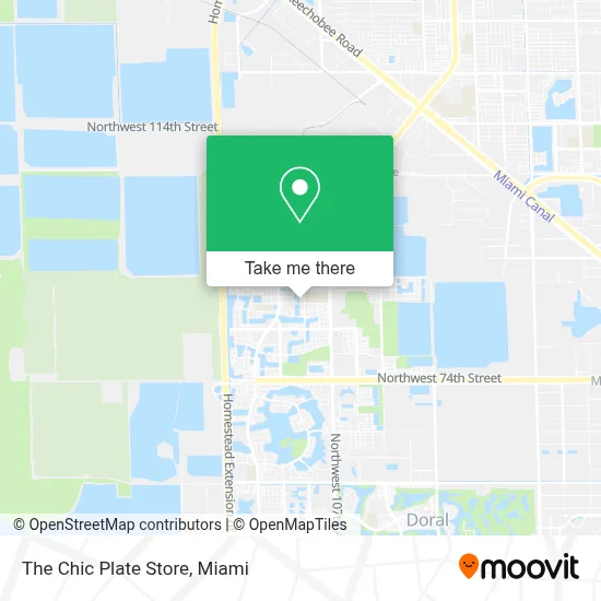 The Chic Plate Store map