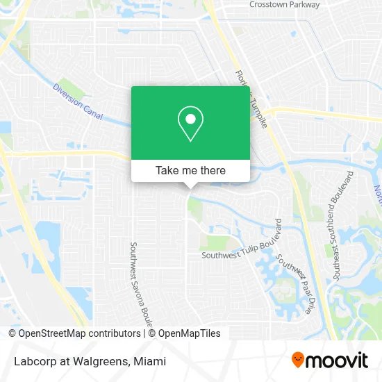 Labcorp at Walgreens map