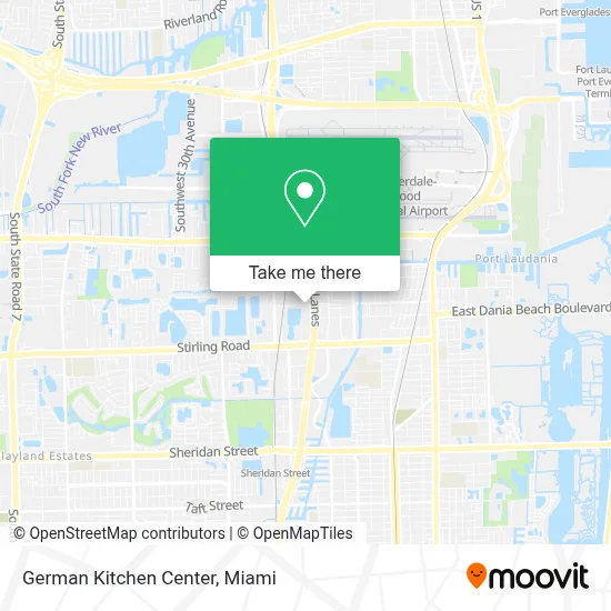 German Kitchen Center map