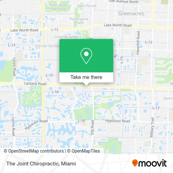The Joint Chiropractic map