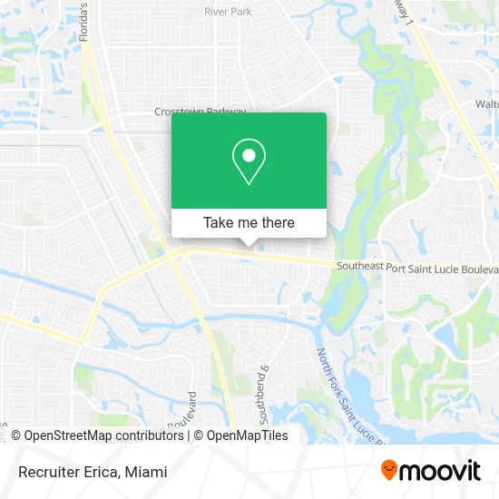 Recruiter Erica map