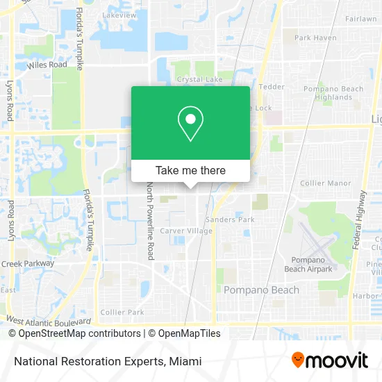 National Restoration Experts map