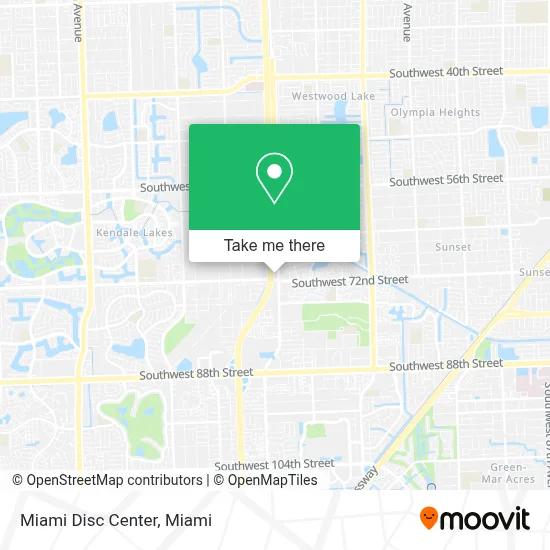 Miami Disc Center map