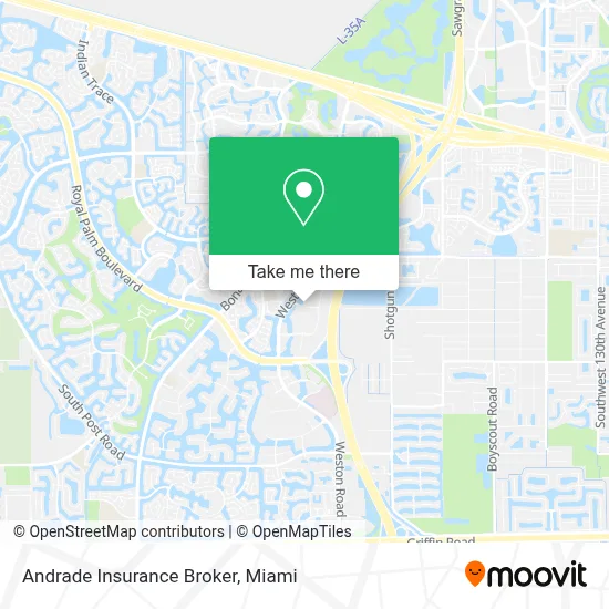 Andrade Insurance Broker map