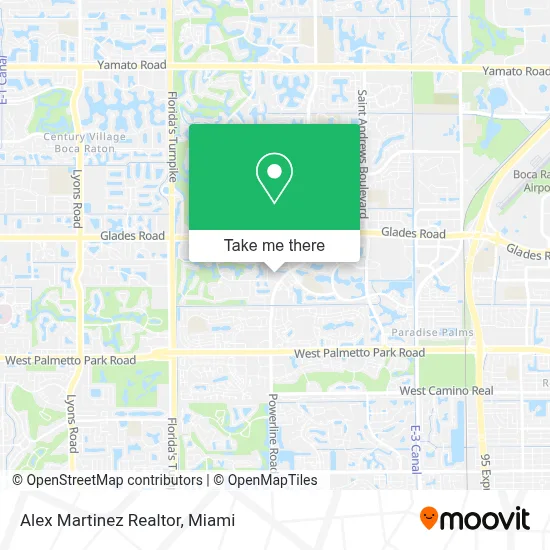 Alex Martinez Realtor map