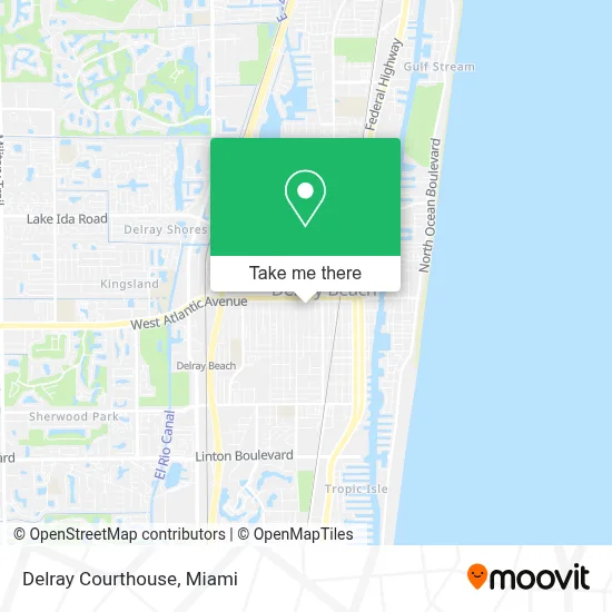 Delray Courthouse map