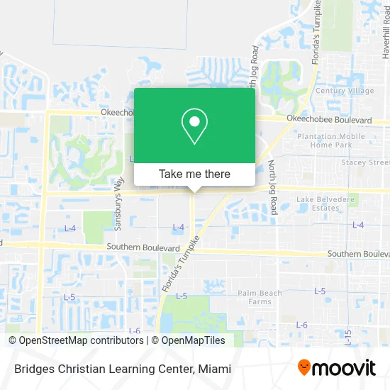 Bridges Christian Learning Center map