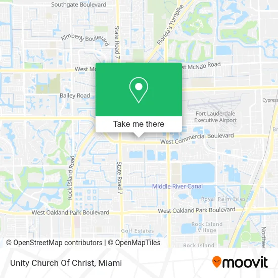 Unity Church Of Christ map