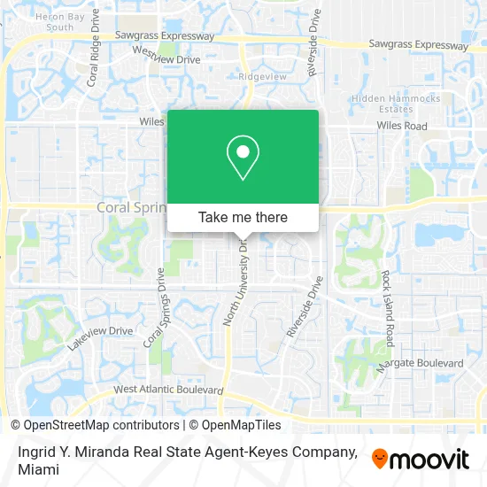Ingrid Y. Miranda Real State Agent-Keyes Company map
