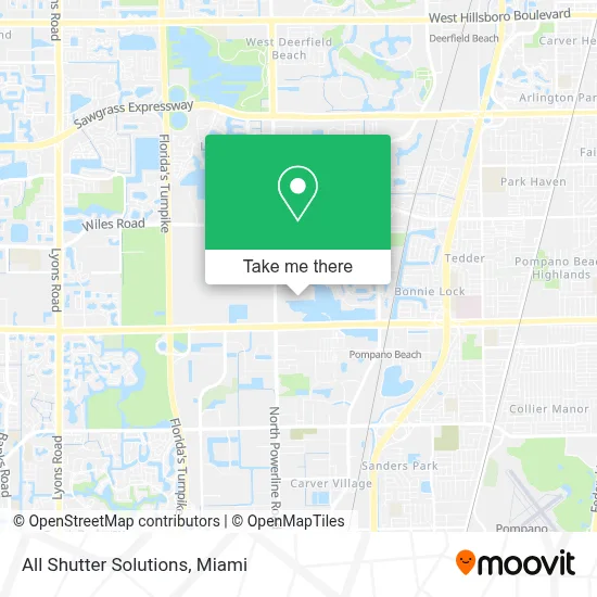 All Shutter Solutions map