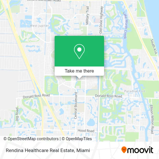 Rendina Healthcare Real Estate map