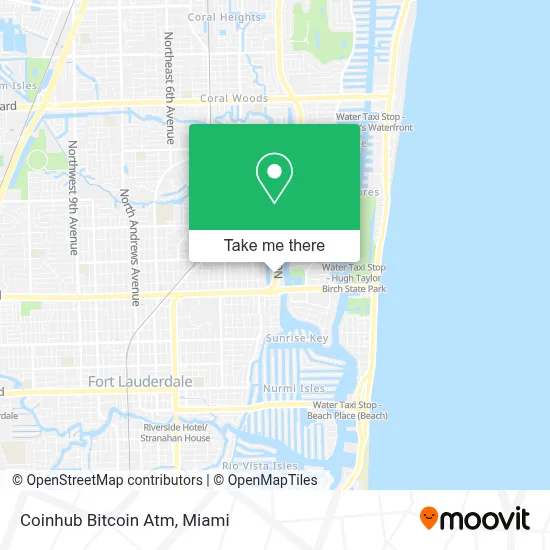 Coinhub Bitcoin Atm map