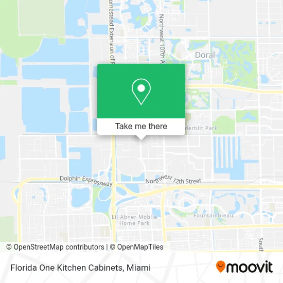 Florida One Kitchen Cabinets map