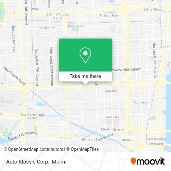 Auto Klassic Corp. map