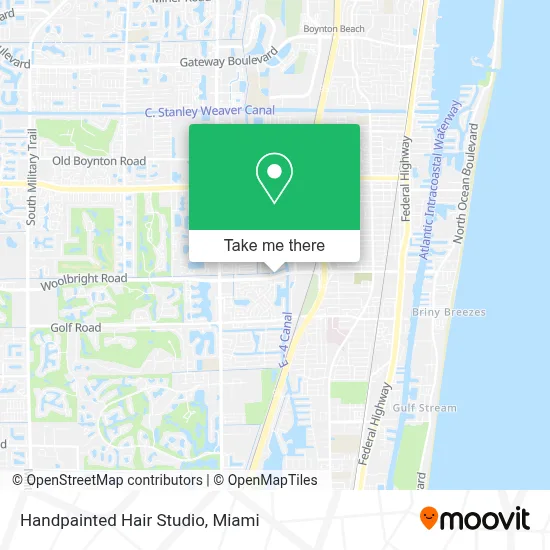 Handpainted Hair Studio map