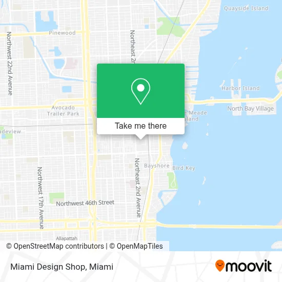 Miami Design Shop map