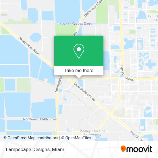 Lampscape Designs map