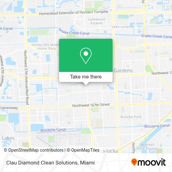 Clau Diamond Clean Solutions map