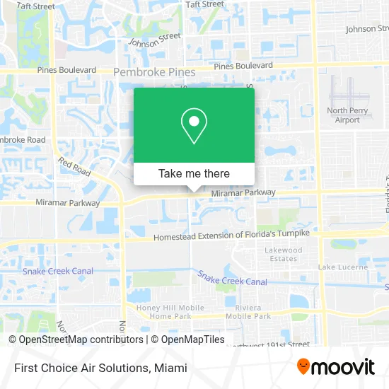 First Choice Air Solutions map