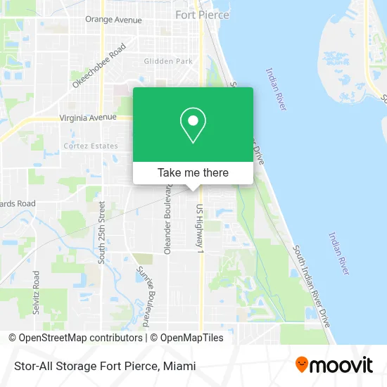 Stor-All Storage Fort Pierce map