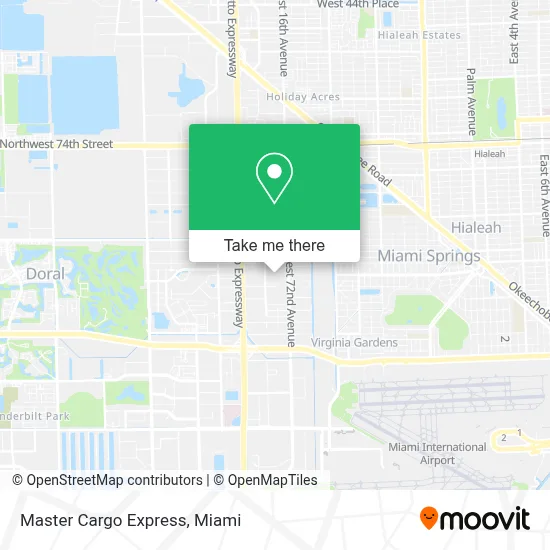 Master Cargo Express map