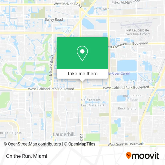 On the Run map