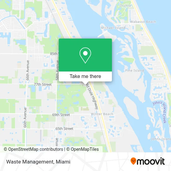 Waste Management map