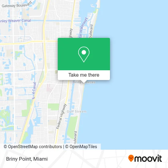 Briny Point map
