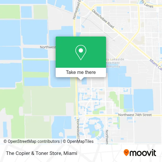 The Copier & Toner Store map