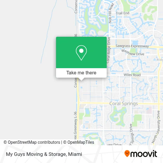 My Guys Moving & Storage map