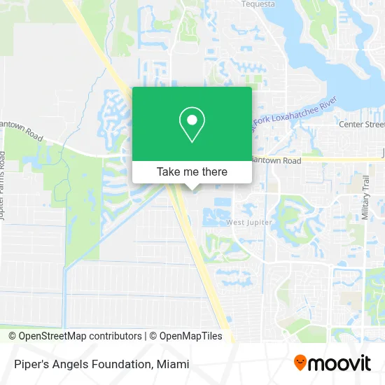 Piper's Angels Foundation map