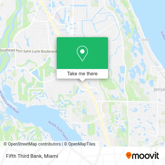 Fifth Third Bank map