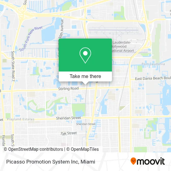 Picasso Promotion System Inc map